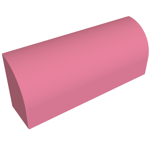 Brick Curved 1 x 4 x 1 1/3 No Studs, Lowered Inside Support