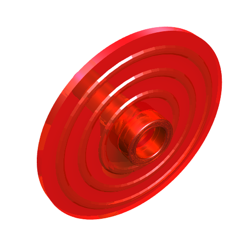 Shield Round with Stud