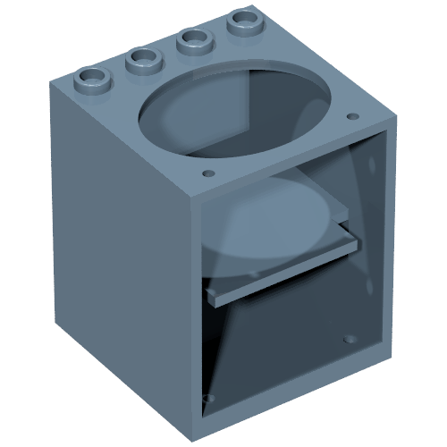 Belville, Cupboard 4 x 4 x 4 with Elliptical Hole for Sink