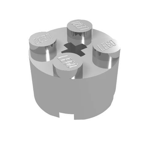 Brick Round 2 x 2 with Axle Hole