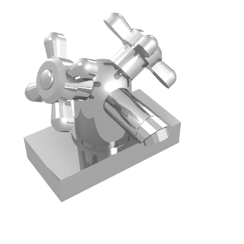 Tap 1 x 2 with Dual Handles