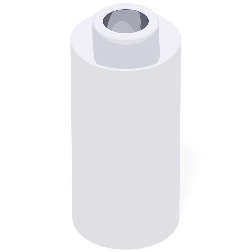 Brick Round 1 x 1 x 1 2/3