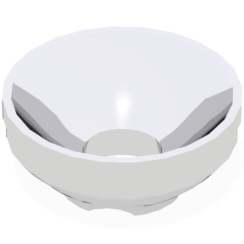 Dish 2 x 2 x 2/3 Light Reflector