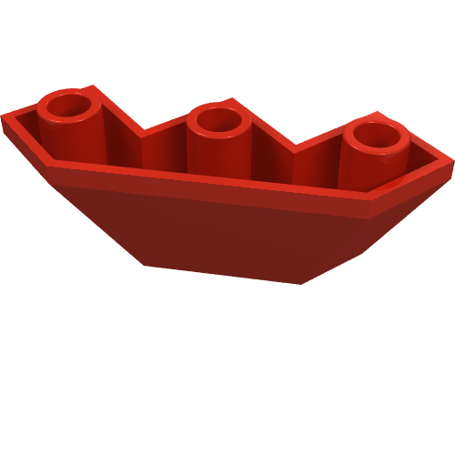 Wedge Sloped Inverted 3 x 3 x 2 Facet
