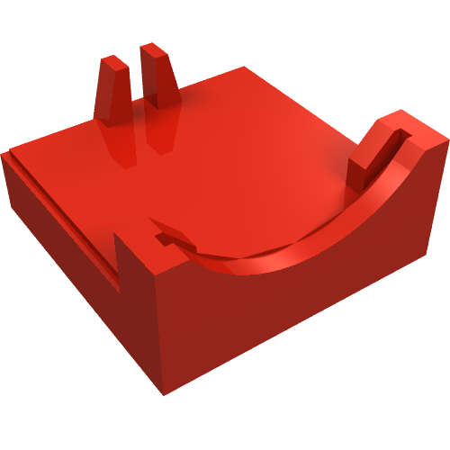 Motor Cover, 9V Micromotor 2 x 2 Base