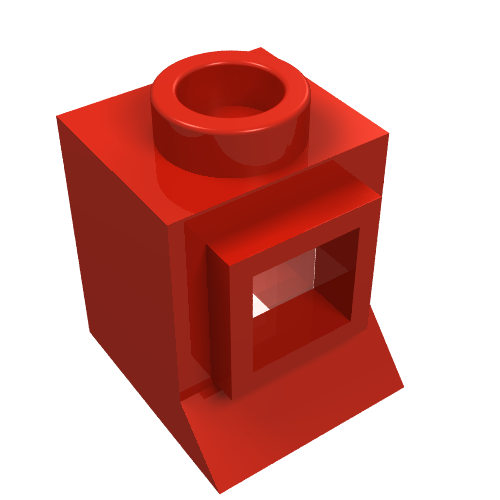 Window 1 x 1 x 1 Classic with Long Sill [Complete]