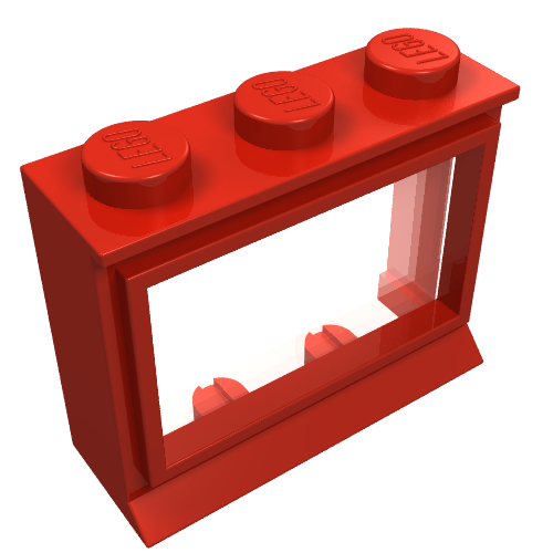 Window 1 x 3 x 2 Classic with Solid Studs [Complete]
