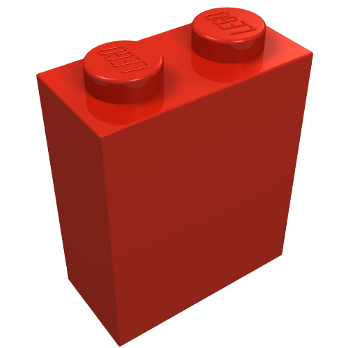 Brick 1 x 2 x 2 with Inside Axle Holder