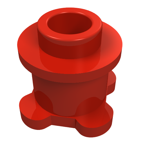 Belville / Scala, Brick Round 1 x 1 x 2/3 Round