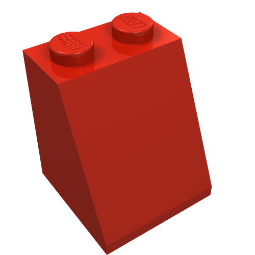 Slope 65° 2 x 2 x 2 Smooth without Bottom Tube