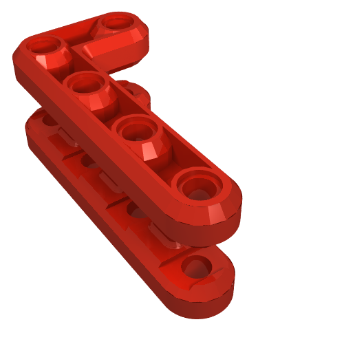 Technic Beam 3 x 7 L-Shape Double