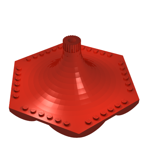 Fabuland, Merry-Go-Round Type 2 Roof