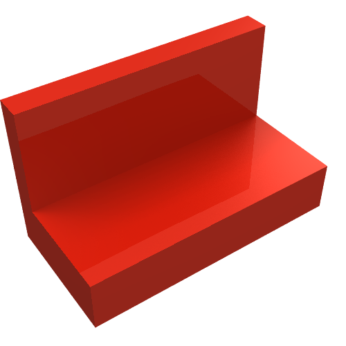 Panel 1 x 2 x 1 [Square Corners]