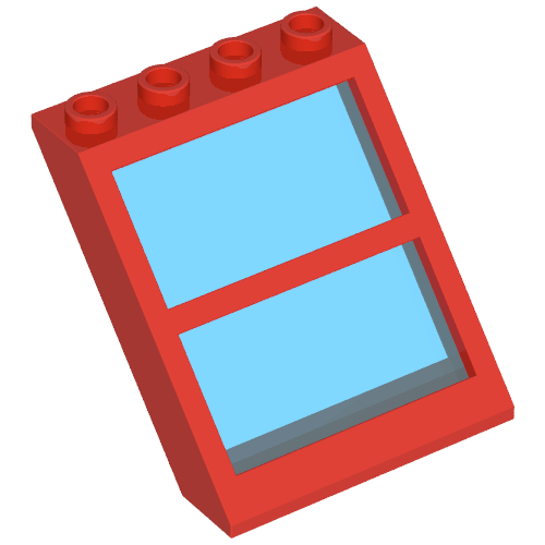 Window 4 x 4 x 3 Roof with Centre Bar