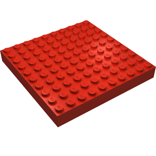 Brick 10 x 10 without Bottom Tubes, without Cross Supports