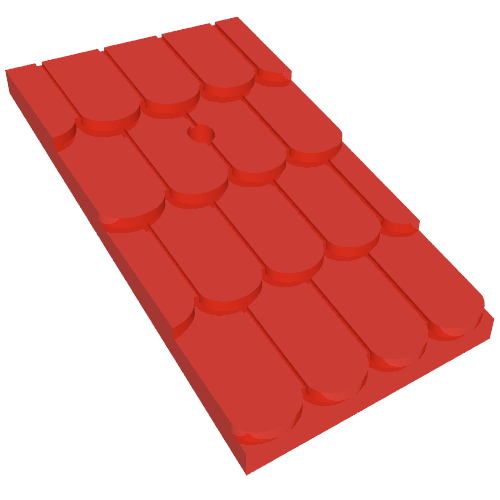 Fabuland, Roof Slope with Chimney Hole