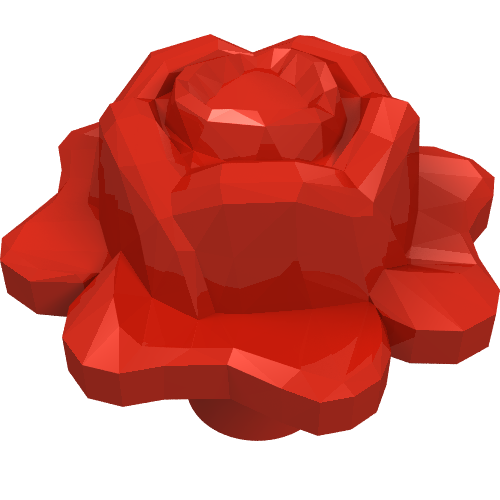 Plant, Outdoor Accessory Kit, Flower Rose with Pin