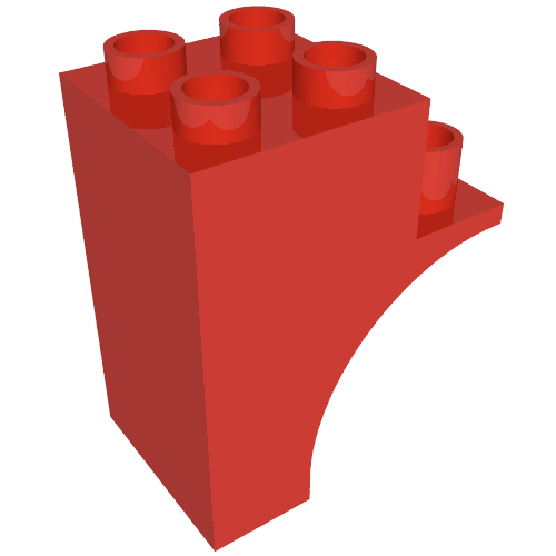 Duplo Brick Arch Half 2 x 3 x 3