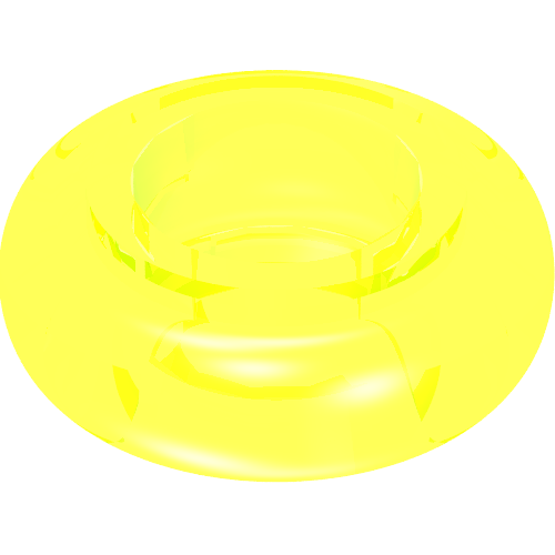 Clikits Bead, Ring, Thick Small with Hole