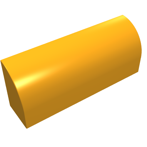 Brick Curved 1 x 4 x 1 1/3 No Studs, Lowered Inside Support