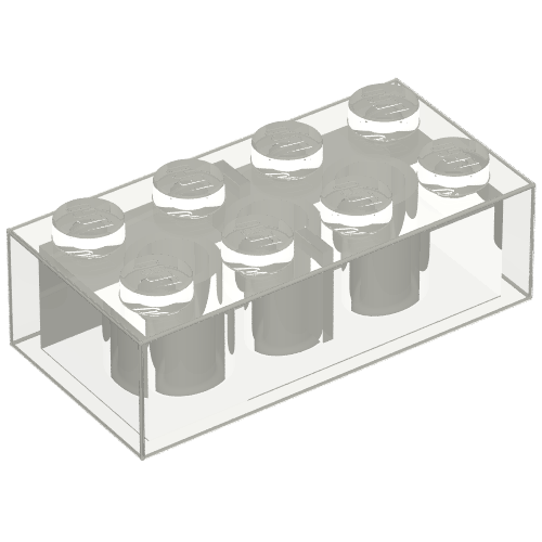 Brick 2 x 4 without Cross Supports