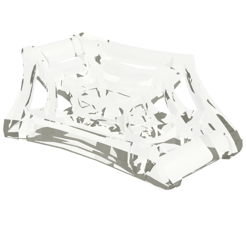 Web Effect Large Bar on Back Handles on Sides