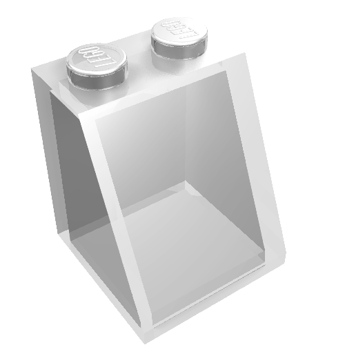 Slope 65° 2 x 2 x 2 Smooth without Bottom Tube