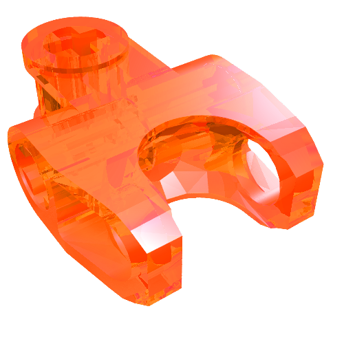 Technic Axle Connector 2 x 3 with Ball Socket, Closed Sides, Squared Ends