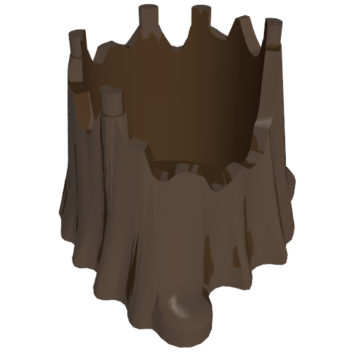 Plant, Tree 6 x 6 Hollow Stump