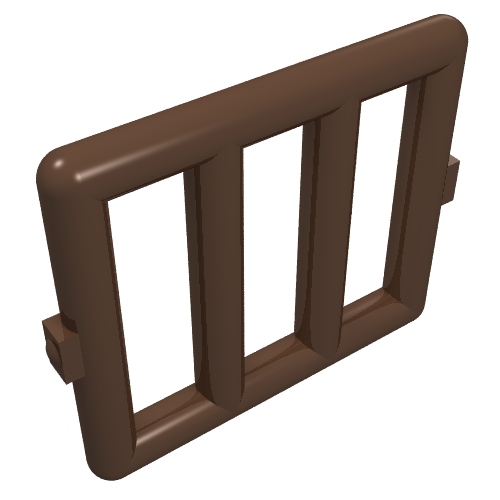 Bar 1 x 4 x 3 Window [Side Tabs]