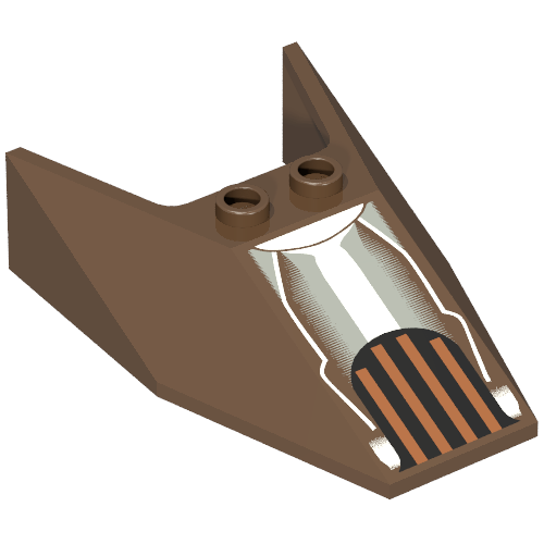 Windscreen 6 x 4 x 1 1/3 with Grill Print