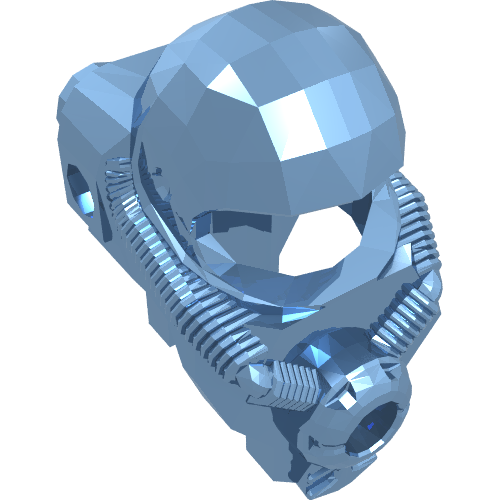 Helmet - Space with 2 Rear Studs