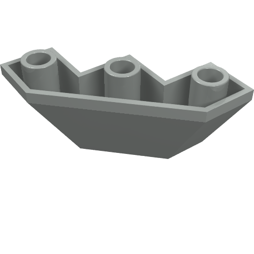 Wedge Sloped Inverted 3 x 3 x 2 Facet