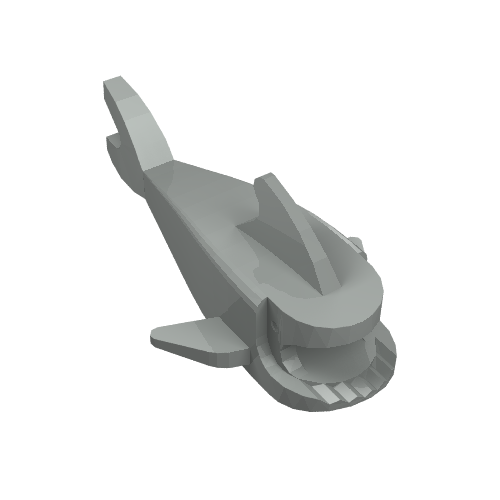 Animal Body Part, Shark Body, without Bottom Tube