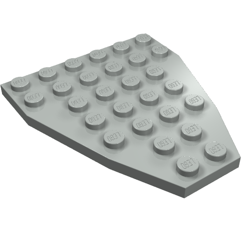 Wedge Plate 7 x 6 Boat Bow without Stud Notches