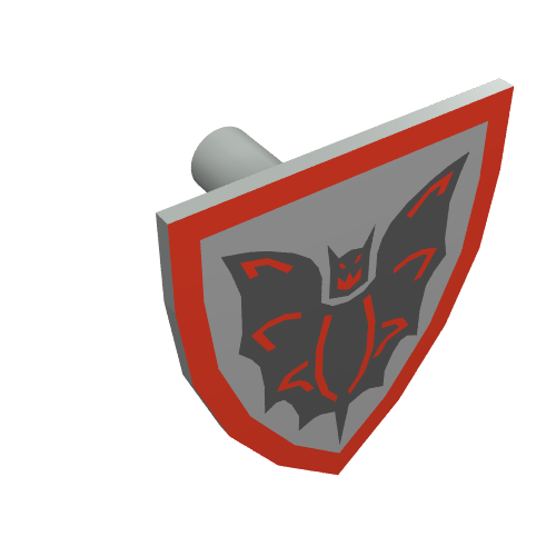 Shield Triangular with Batlord Print