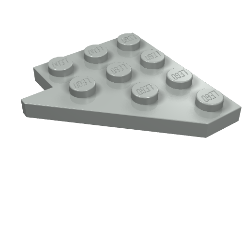 Wedge Plate 4 x 4 Wing Right
