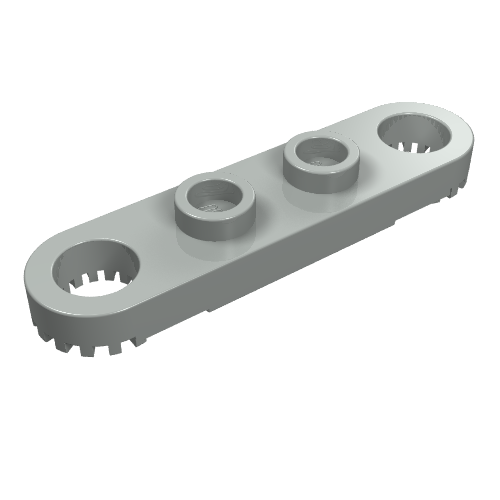 Technic Plate 1 x 4 with Toothed Ends