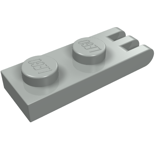 Hinge Plate 1 x 2 with 3 Fingers [Solid Studs]