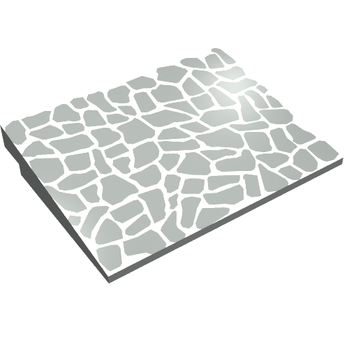 Slope 10° 6 x 8 with Slate Roof Print