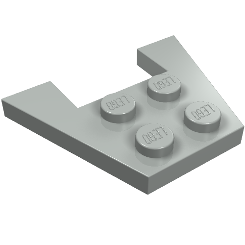 Wedge Plate 3 x 4 without Stud Notches