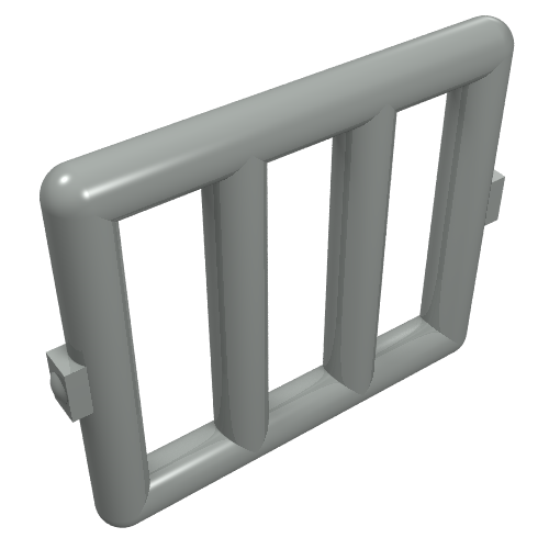 Bar 1 x 4 x 3 Window [Side Tabs]