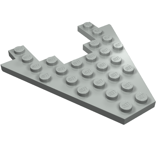 Wedge Plate 8 x 8 with 3 x 4 Cutout