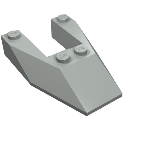Wedge Sloped 6 x 4 Cutout, No Stud Notches