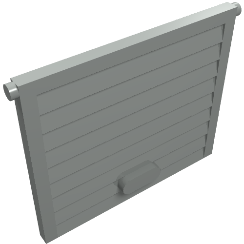 HO Scale Accessory Door for Garage 4 x 8 x 3