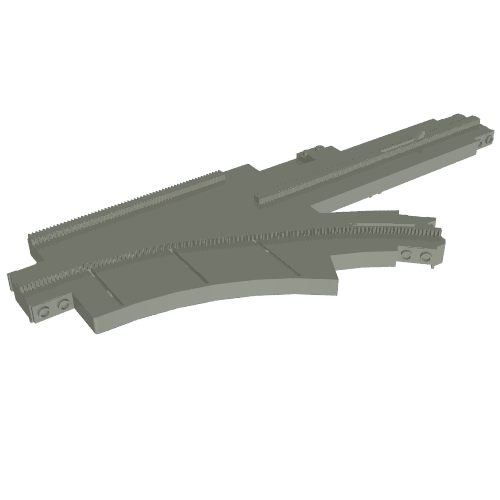 Vehicle Track, Monorail Point Right