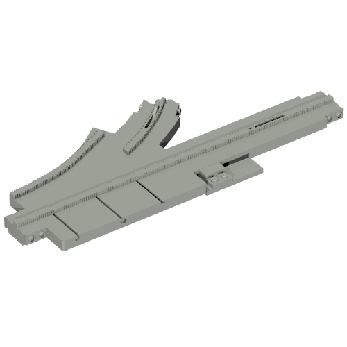 Vehicle Track, Monorail Point Left