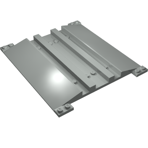 Vehicle Track, Train, Level Crossing Base