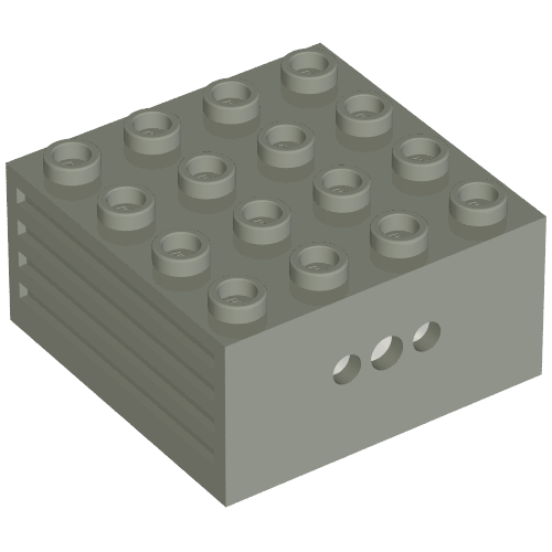 Light Unit, Train 12V 4 x 4 x 1 2/3, Flash