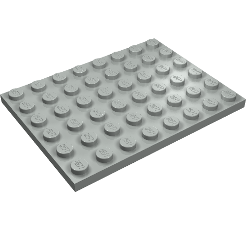 Plate 6 x 8 with Waffle Bottom